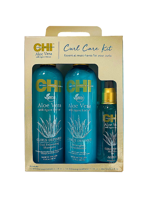 CHI Aloe Vera - Curl Care Kit - Chi Hair NZ